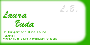 laura buda business card